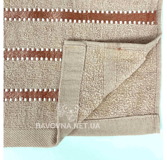 Рушники для обличчя та рук Смужки з крапками 100x50 см