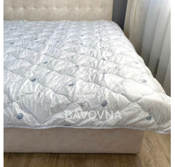 Ковдра Arda «Cotton» сіра з малюнком 195х215 см