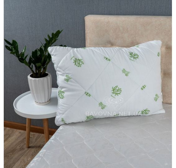 Подушка ТЕП Dream Collection «Bamboo» біла з малюнком 50х70 см