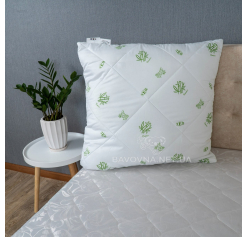 Подушка ТЕП Dream Collection «Bamboo» біла з малюнком 70х70 см