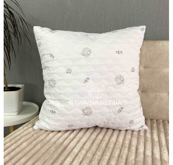 Подушка ТЕП Dream Collection «Cotton» біла з малюнком 70х70 см