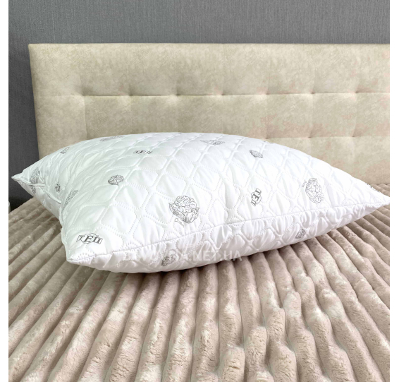 Подушка ТЕП Dream Collection «Cotton» біла з малюнком 70х70 см