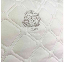 Подушка ТЕП Dream Collection «Cotton» біла з малюнком 70х70 см