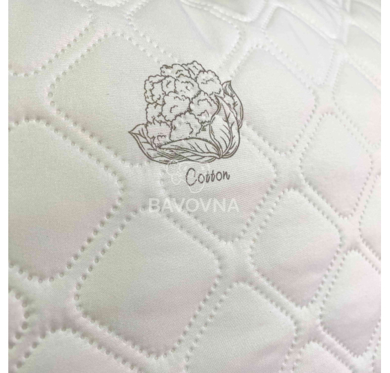 Подушка ТЕП Dream Collection «Cotton» біла з малюнком 70х70 см