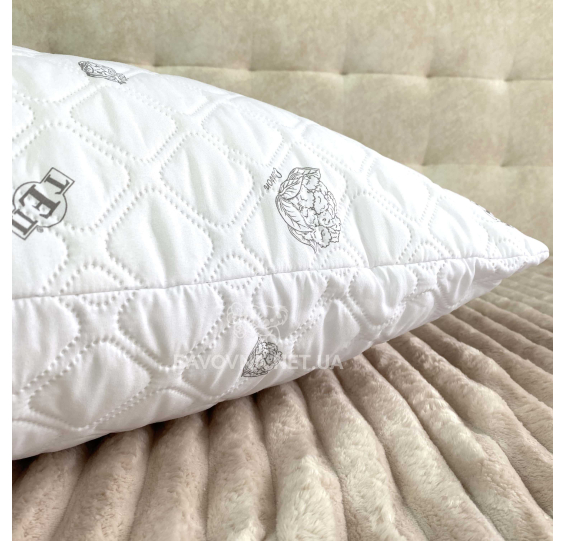 Подушка ТЕП Dream Collection «Cotton» біла з малюнком 70х70 см